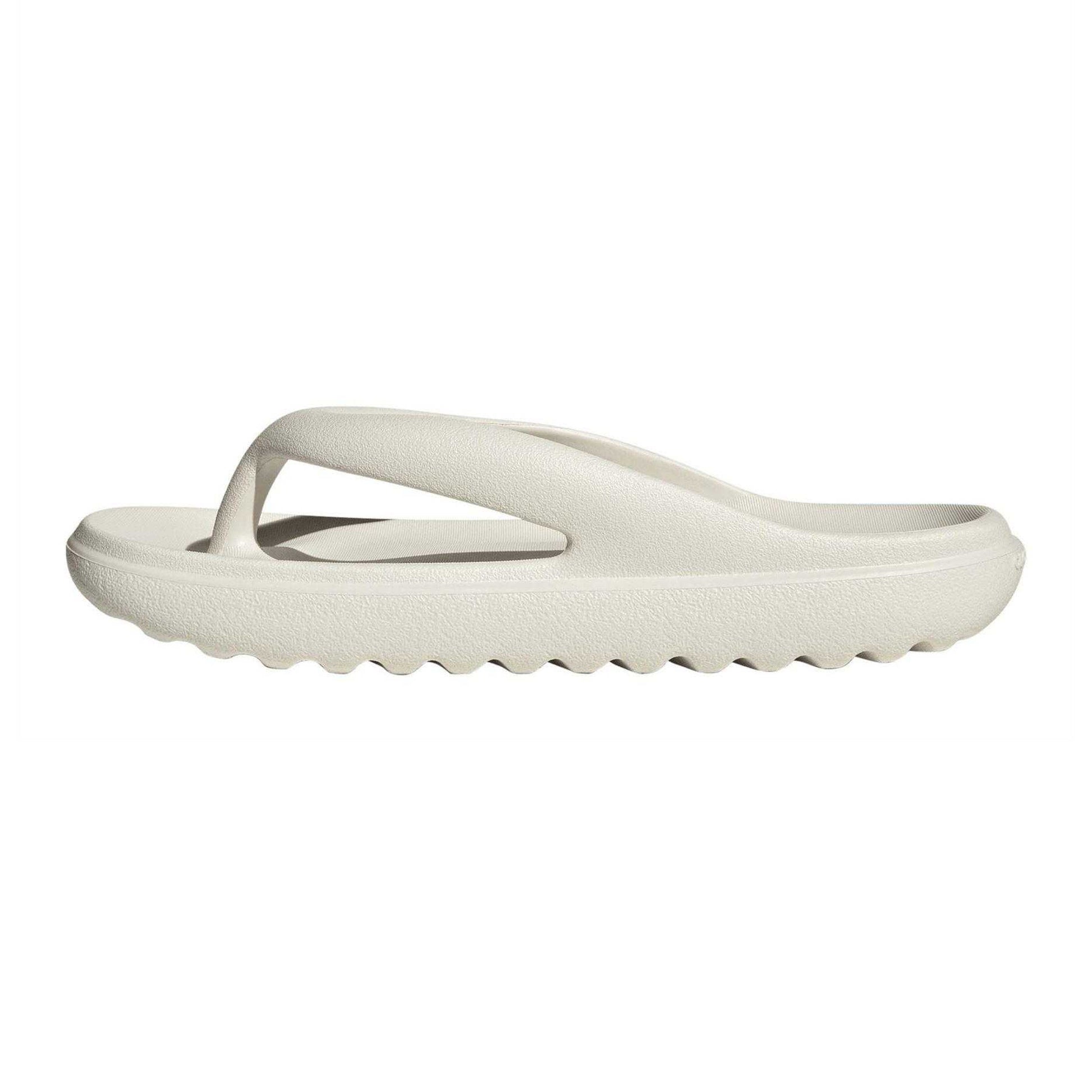 Off White - Side - Adidas Womens-Ladies Adilette Lumia Platform Flip Flops