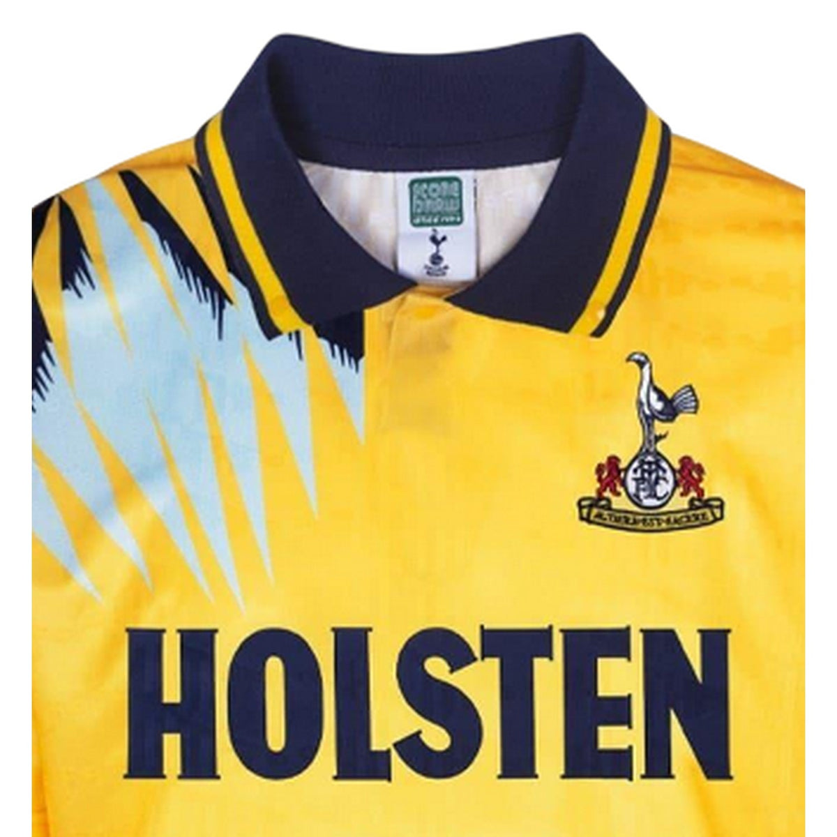 Yellow - Side - Score Draw Mens 1992 Tottenham Hotspur FC Away Shirt