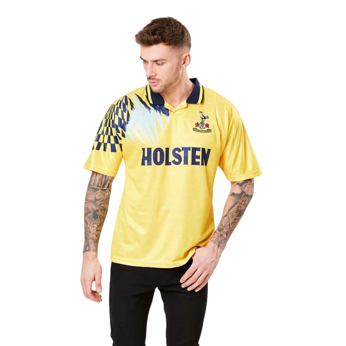Yellow - Lifestyle - Score Draw Mens 1992 Tottenham Hotspur FC Away Shirt