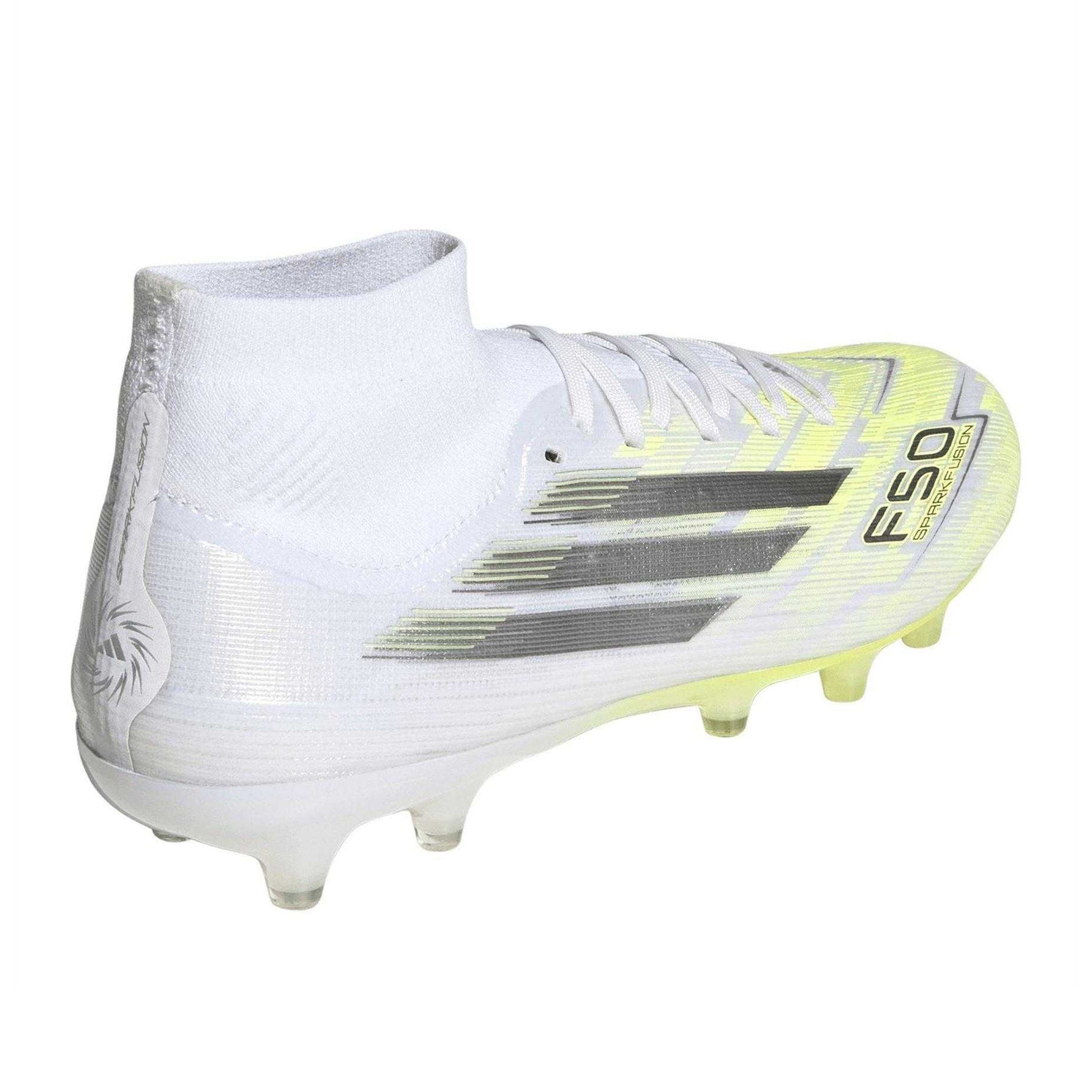 Solar Yellow - Back - Adidas Mens F50 Sparkfusion Pro Firm Ground Football Boots