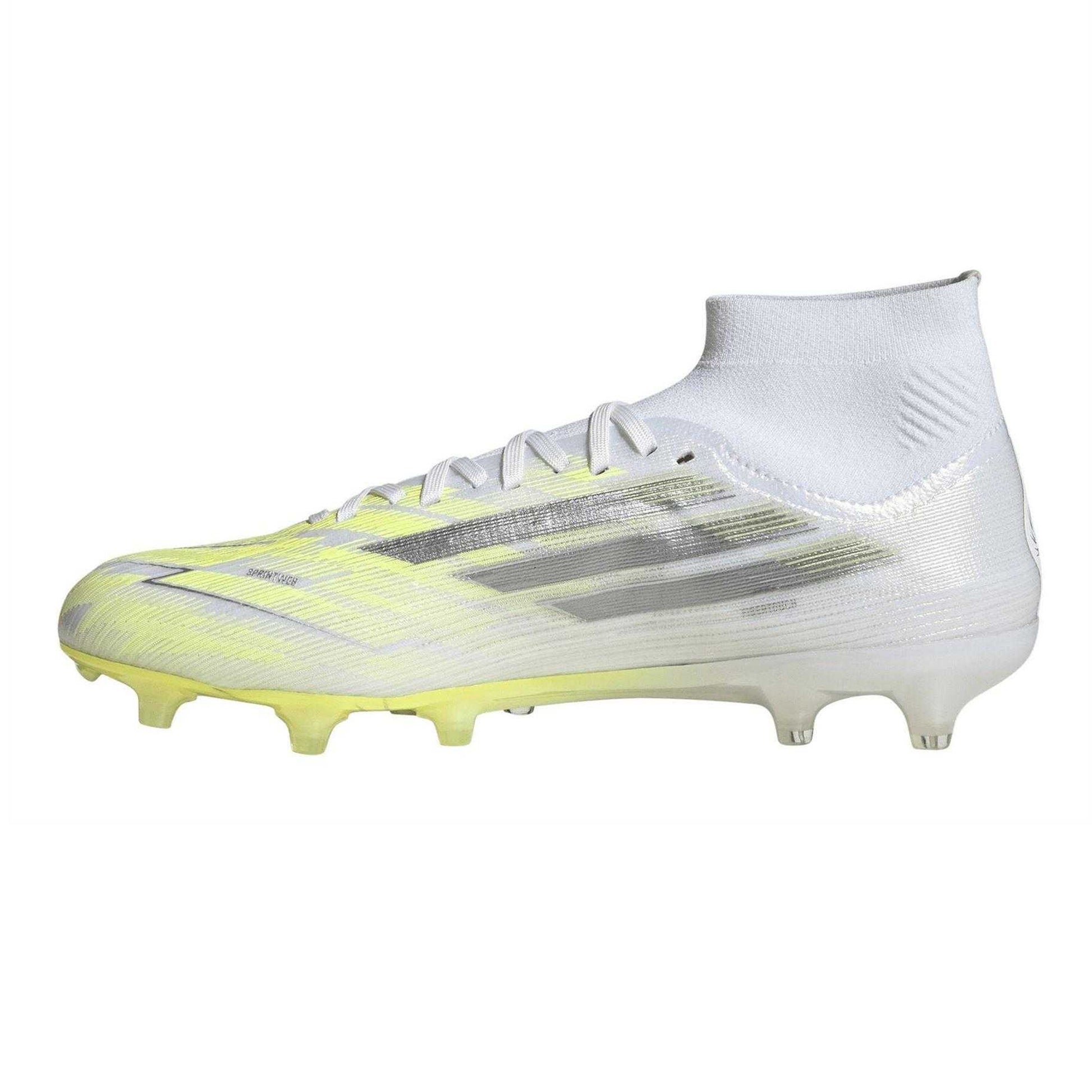 Solar Yellow - Side - Adidas Mens F50 Sparkfusion Pro Firm Ground Football Boots