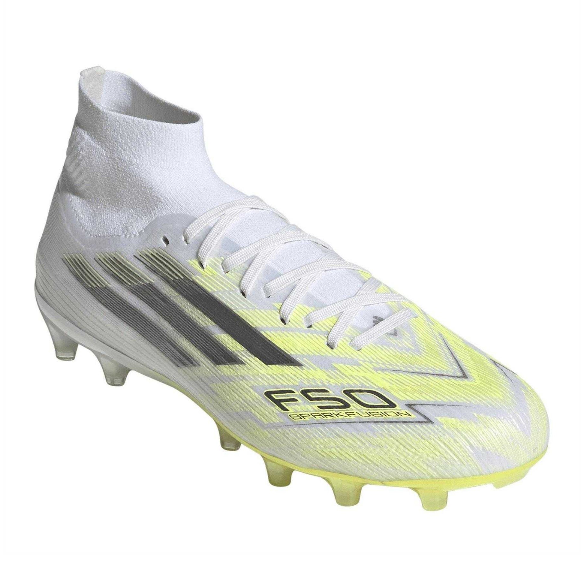 Solar Yellow - Pack Shot - Adidas Mens F50 Sparkfusion Pro Firm Ground Football Boots