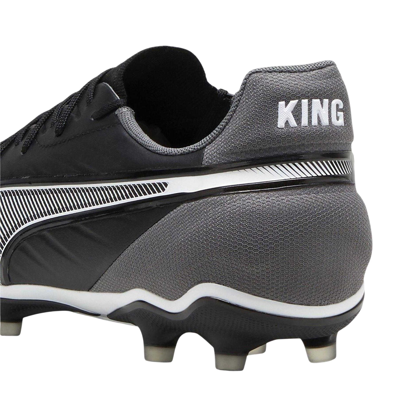 Puma Black-White - Back - Puma Mens King Match Firm Ground Football Boots