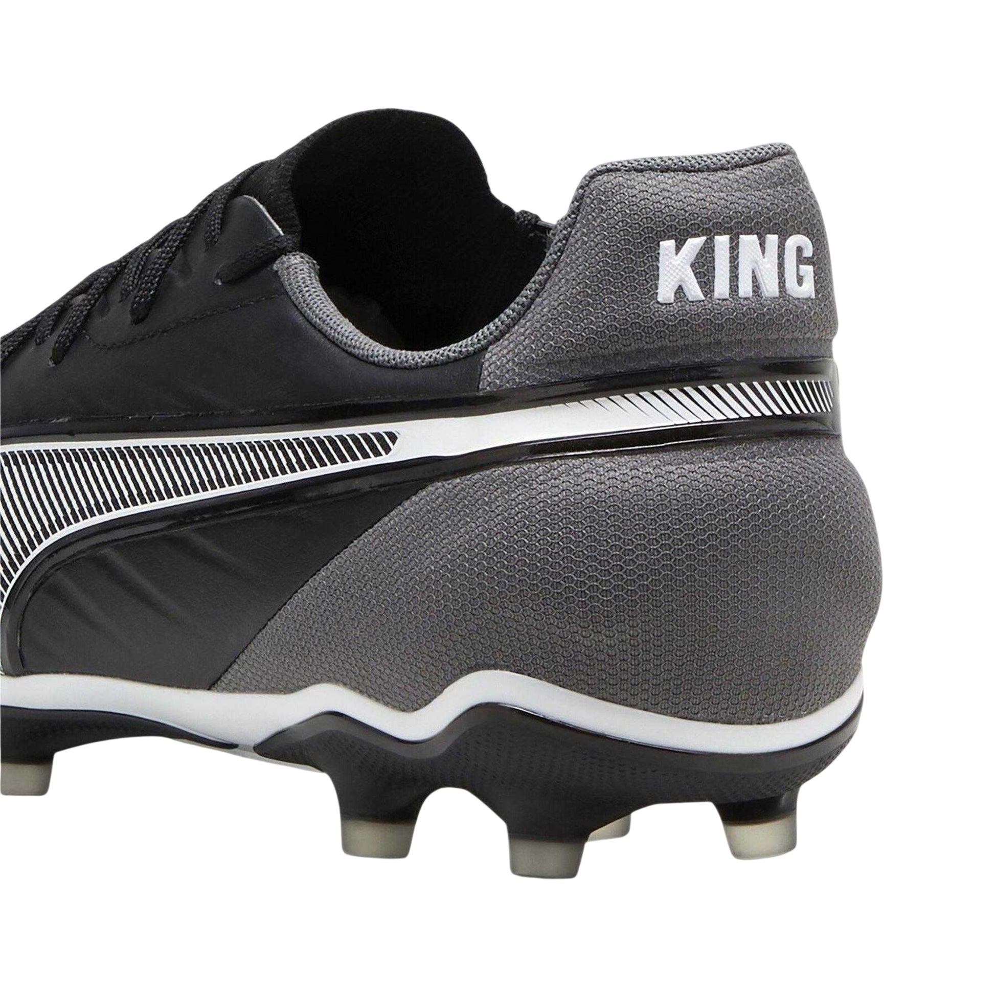 Puma Black-White - Back - Puma Mens King Match Firm Ground Football Boots