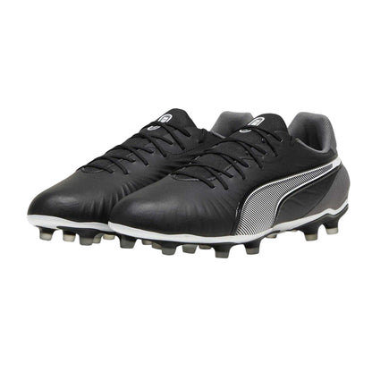Puma Black-White - Close up - Puma Mens King Match Firm Ground Football Boots
