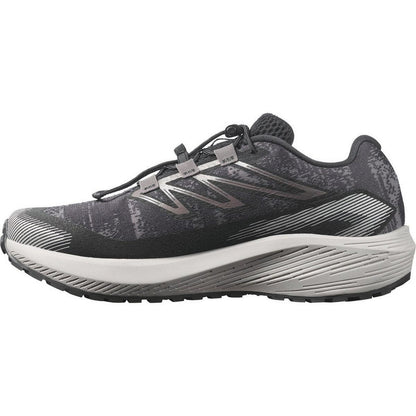 Dark Grey-Black - Side - Salomon Mens Aero Flow GRVL Trainers