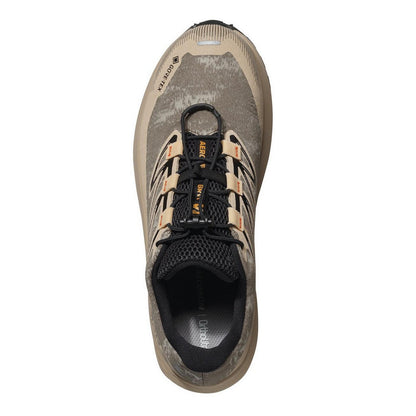 Safari-Brown - Lifestyle - Salomon Mens Aero Flow GRVL Trainers