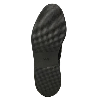 Black - Close up - Boss Mens Larry Leather Derby Shoes