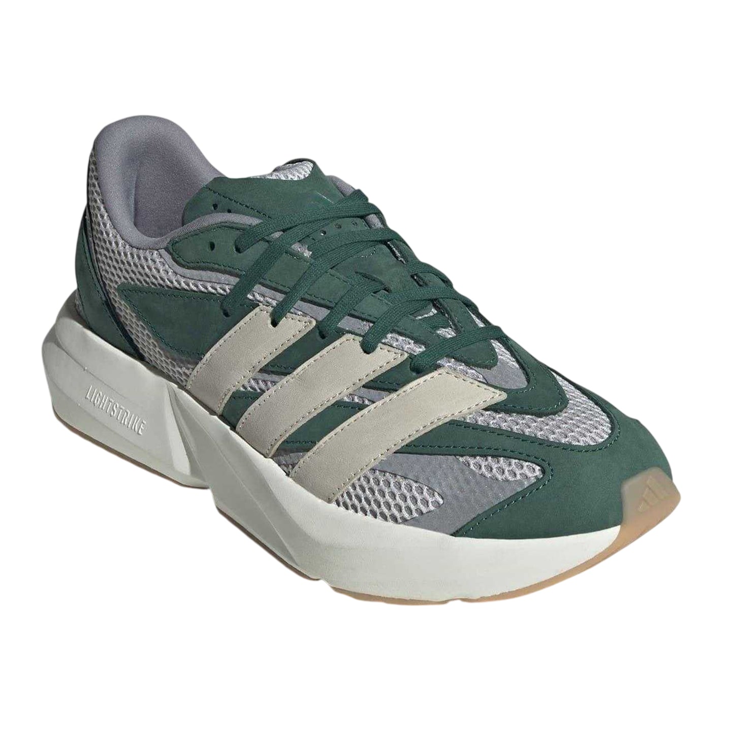 Green - Pack Shot - Adidas Mens Lightblaze Suede Trainers