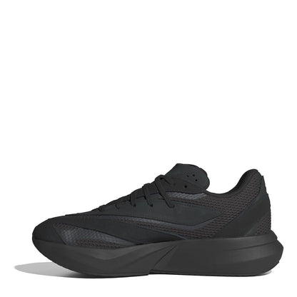 Black-Carbon - Side - Adidas Mens Lightblaze Suede Trainers