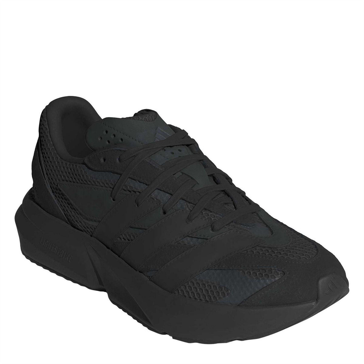 Black-Carbon - Lifestyle - Adidas Mens Lightblaze Suede Trainers