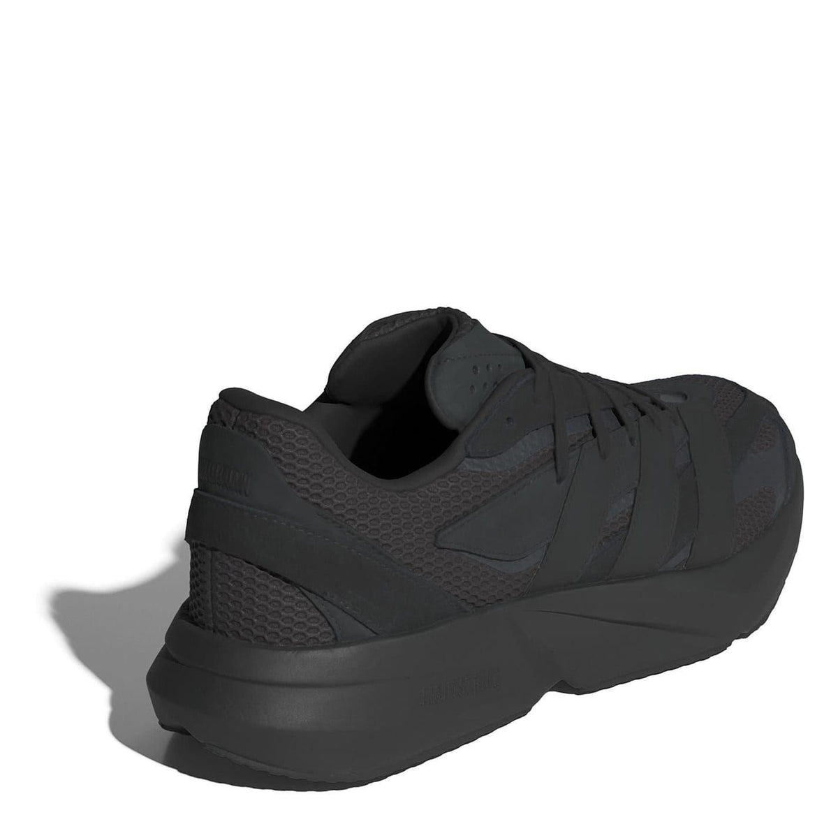Black-Carbon - Pack Shot - Adidas Mens Lightblaze Suede Trainers