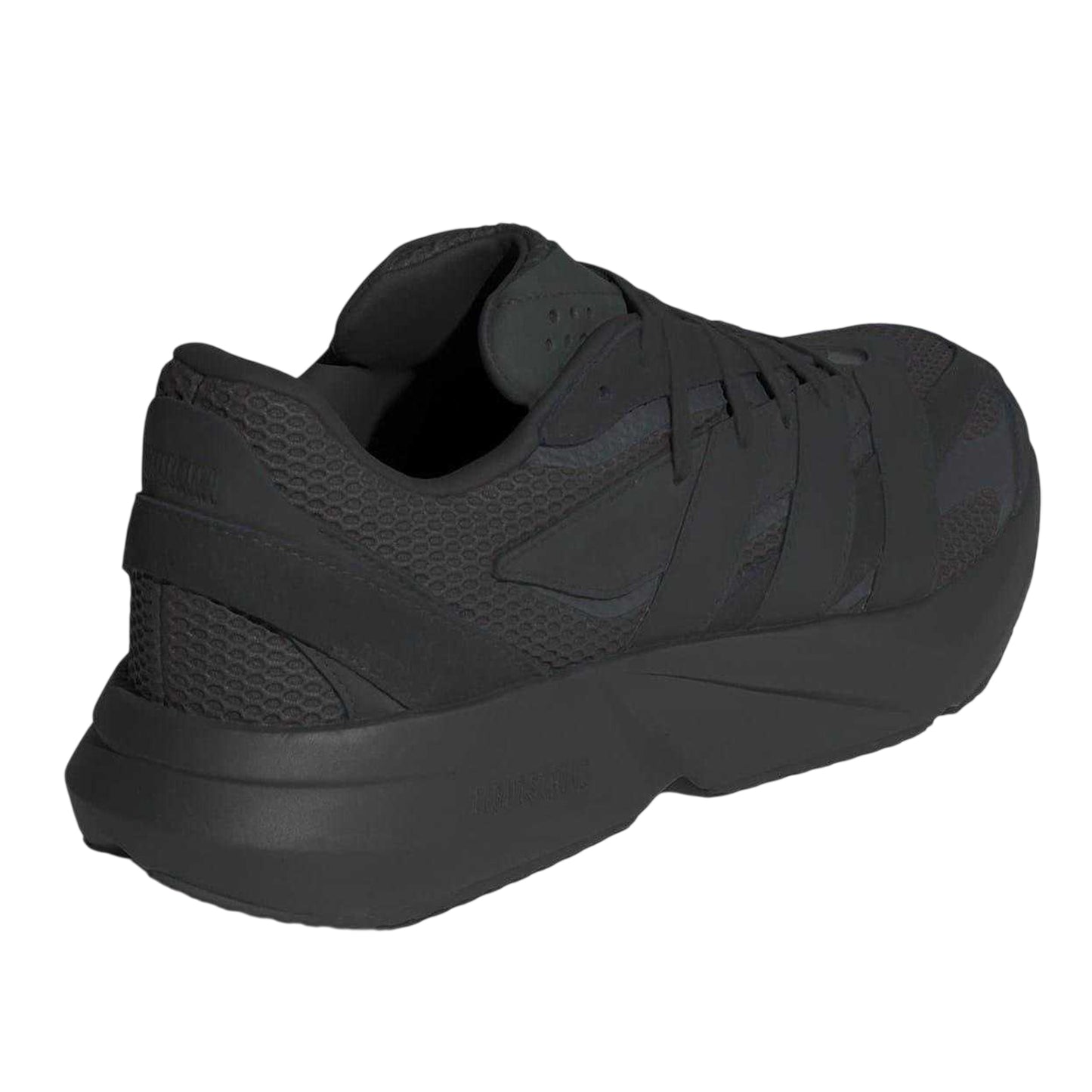 Black - Back - Adidas Mens Lightblaze Suede Trainers