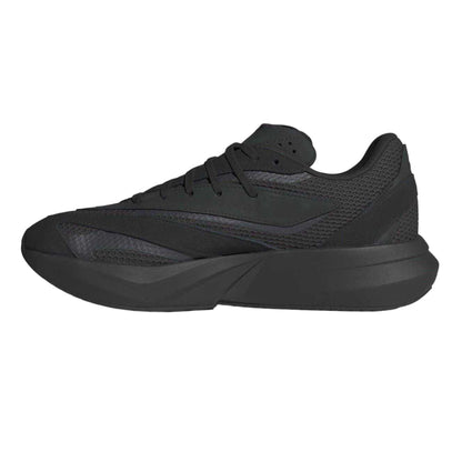 Black - Side - Adidas Mens Lightblaze Suede Trainers