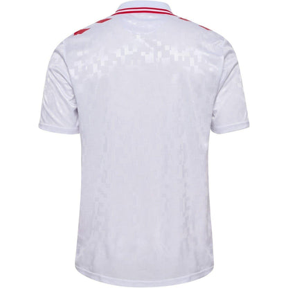 White - Back - Hummel Mens 24-25 Denmark Away Jersey