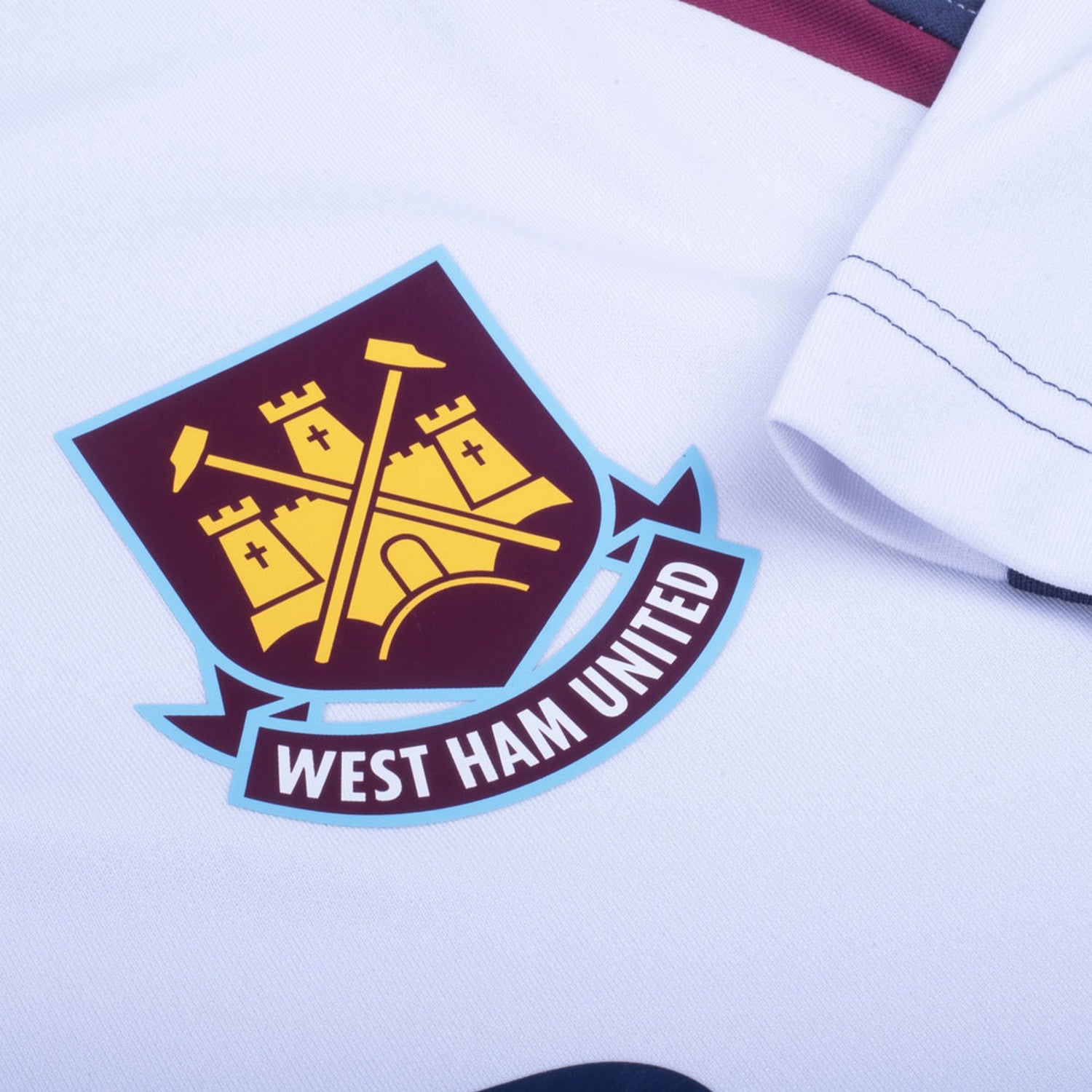 White-Blue - Side - Score Draw Mens 2006 West Ham United FC Away Shirt