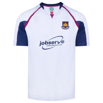 White-Blue - Front - Score Draw Mens 2006 West Ham United FC Away Shirt