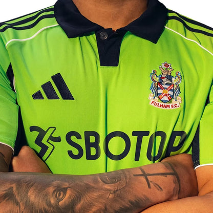 Green-Blue - Side - Fulham FC Mens 25-26 Adidas Away Jersey