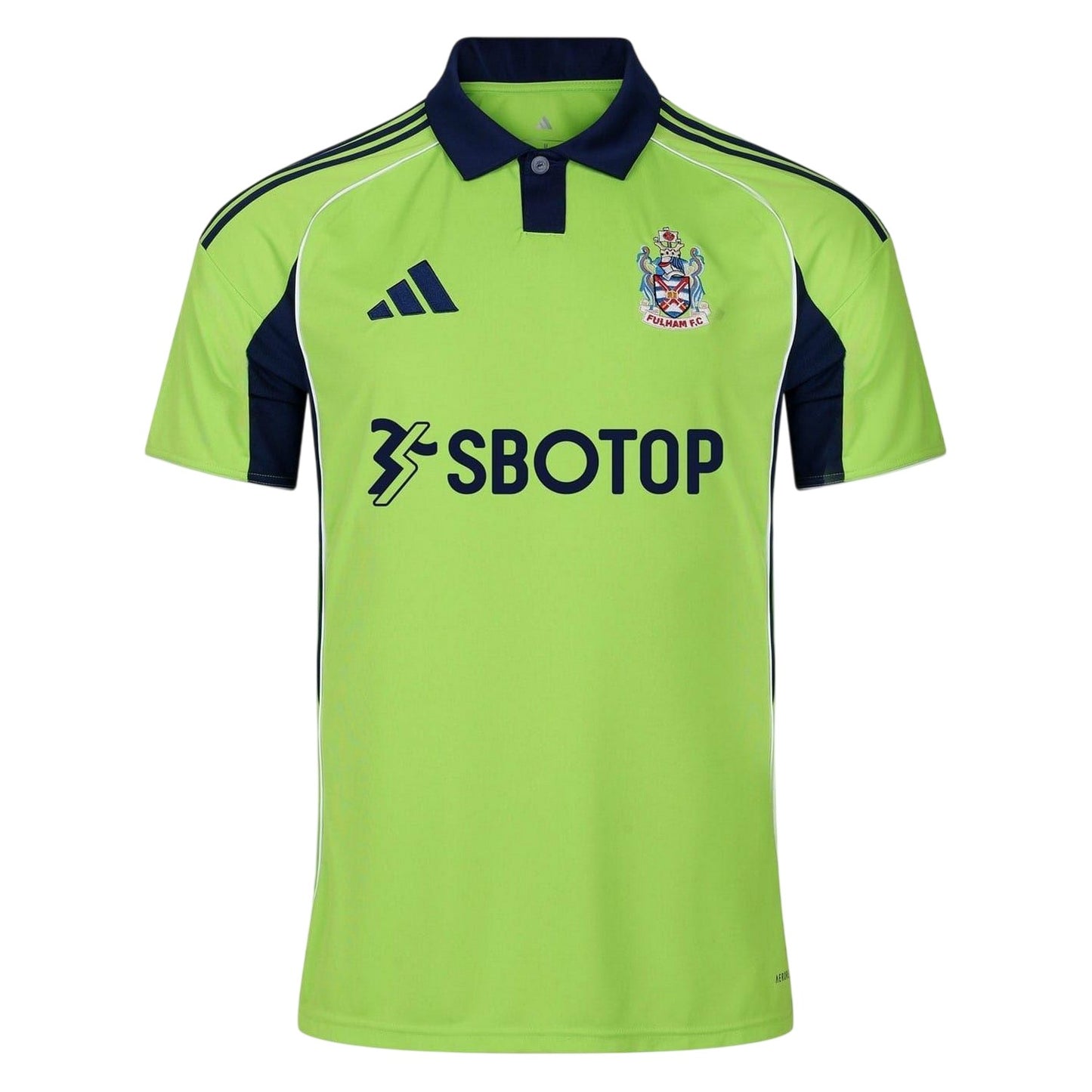 Green-Blue - Front - Fulham FC Mens 25-26 Adidas Away Jersey
