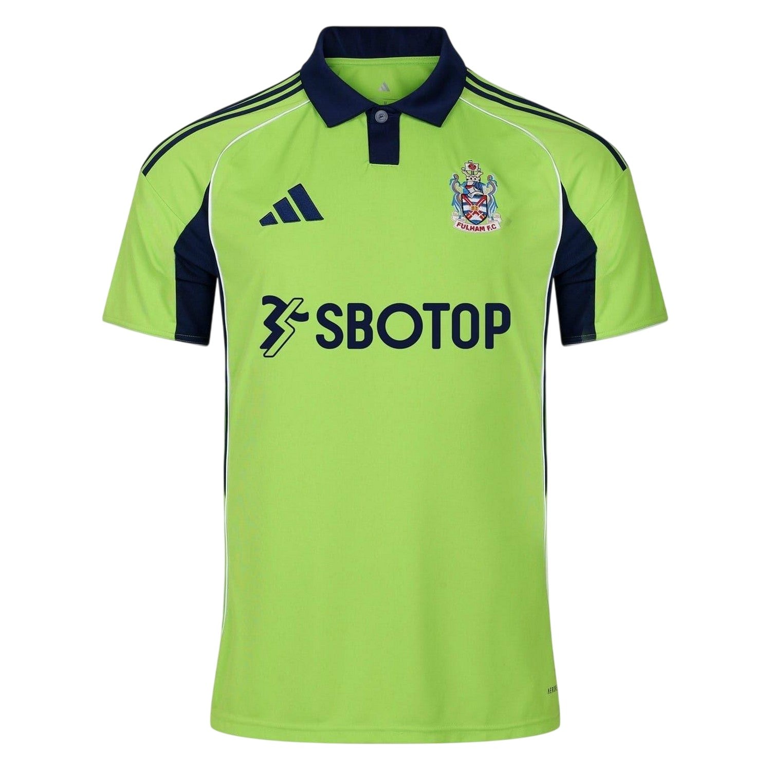 Green-Blue - Front - Fulham FC Mens 25-26 Adidas Away Jersey