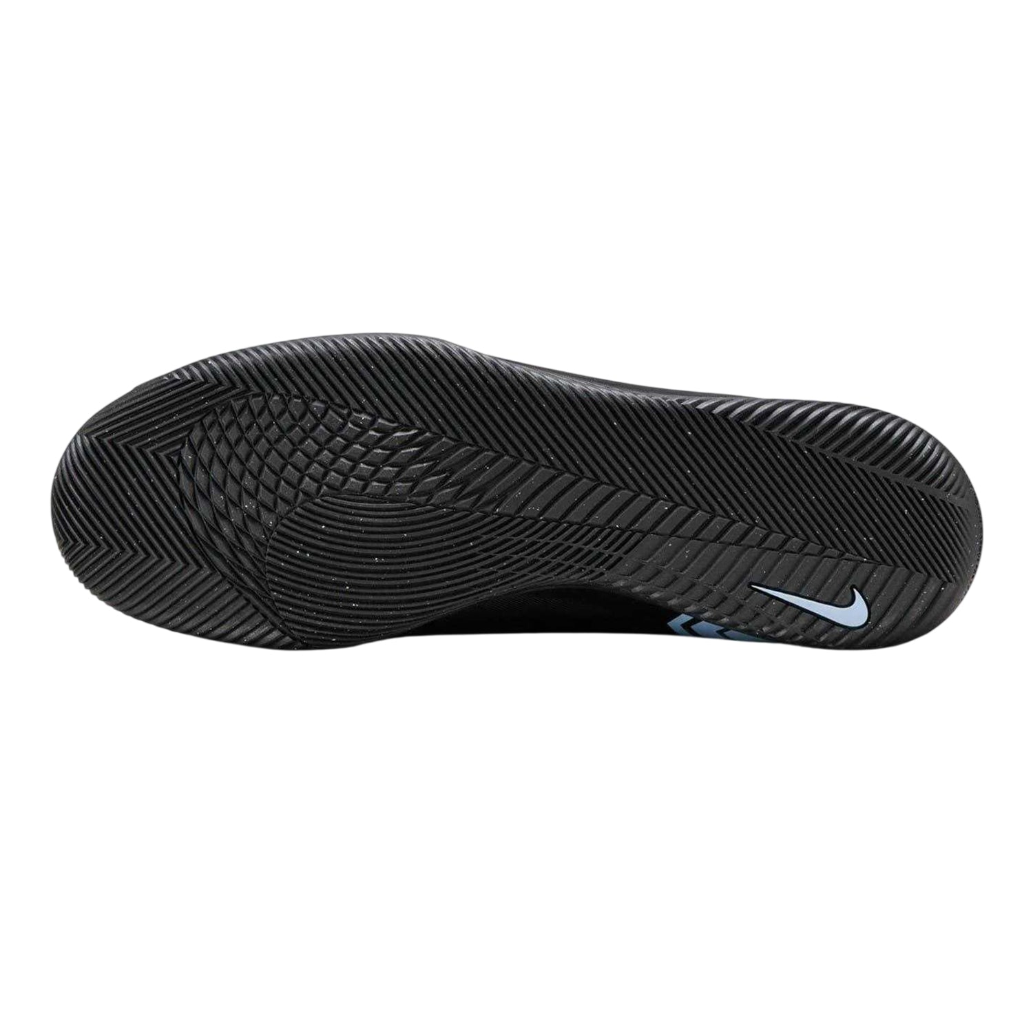 Black-Blue - Lifestyle - Nike Mens Mercurial Leather Indoor Football Shoes