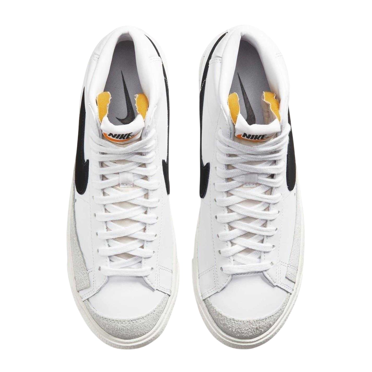 White-Black - Lifestyle - Nike Womens-Ladies Blazer 77 High Top Trainers