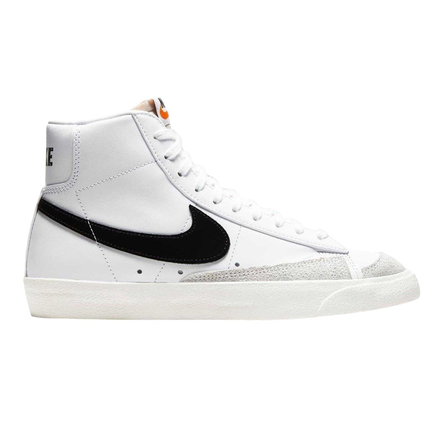 White-Black - Front - Nike Womens-Ladies Blazer 77 High Top Trainers