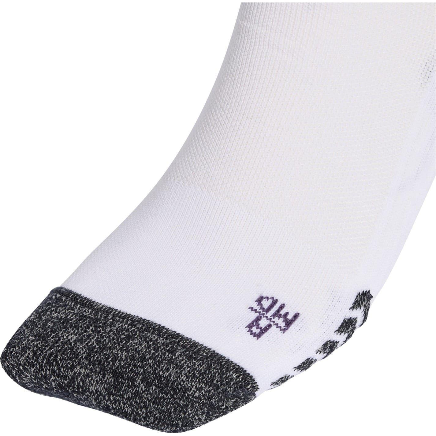 White-Black - Back - Adidas Childrens-Kids 2025-2026 Manchester United FC Away Socks