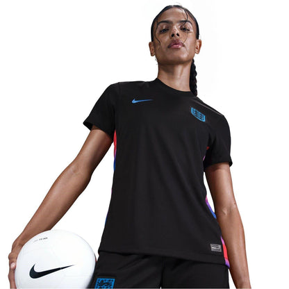 Black-Blue - Lifestyle - Nike Womens-Ladies 2025 England Cricket Away Jersey