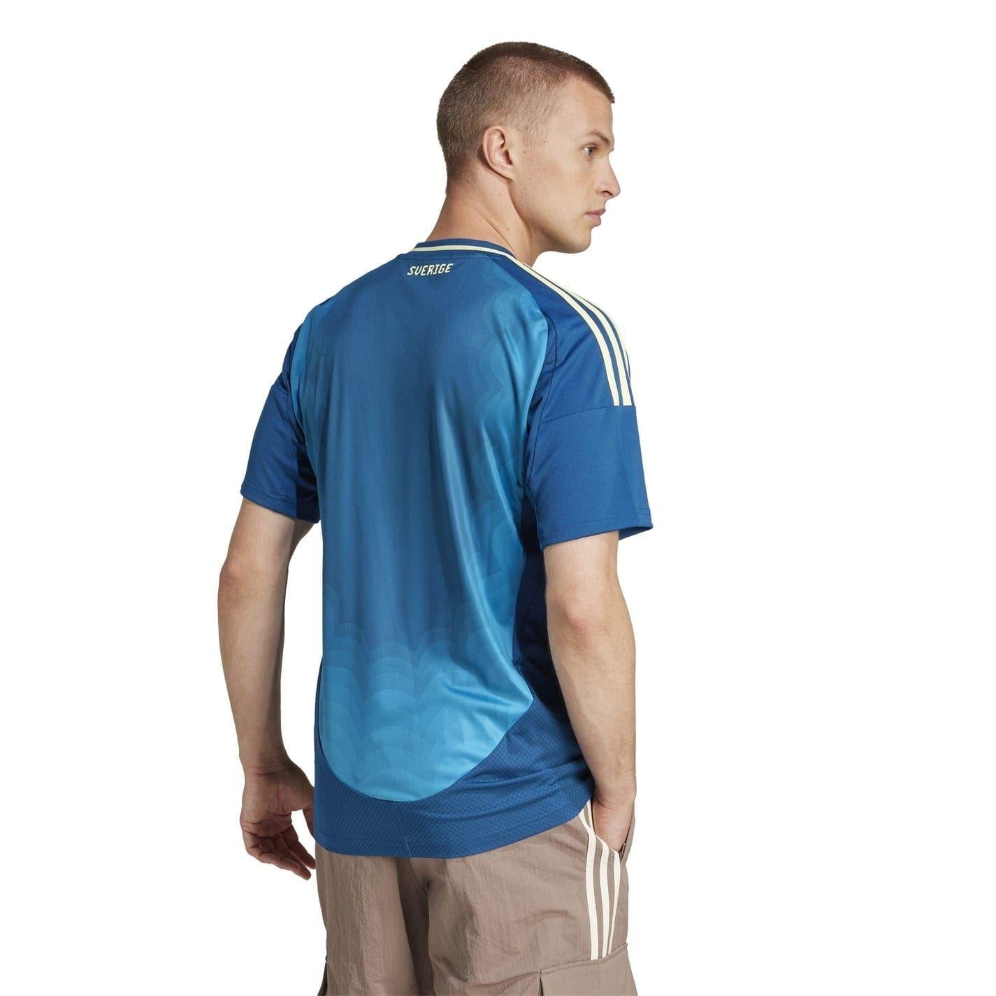 Sweden Blue - Side - Adidas Womens-Ladies 2025 Sweden FA Away Jersey