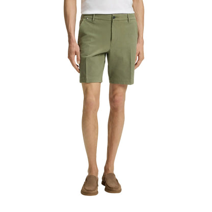 Green - Lifestyle - Boss Mens Slice Cotton Blend Chino Shorts