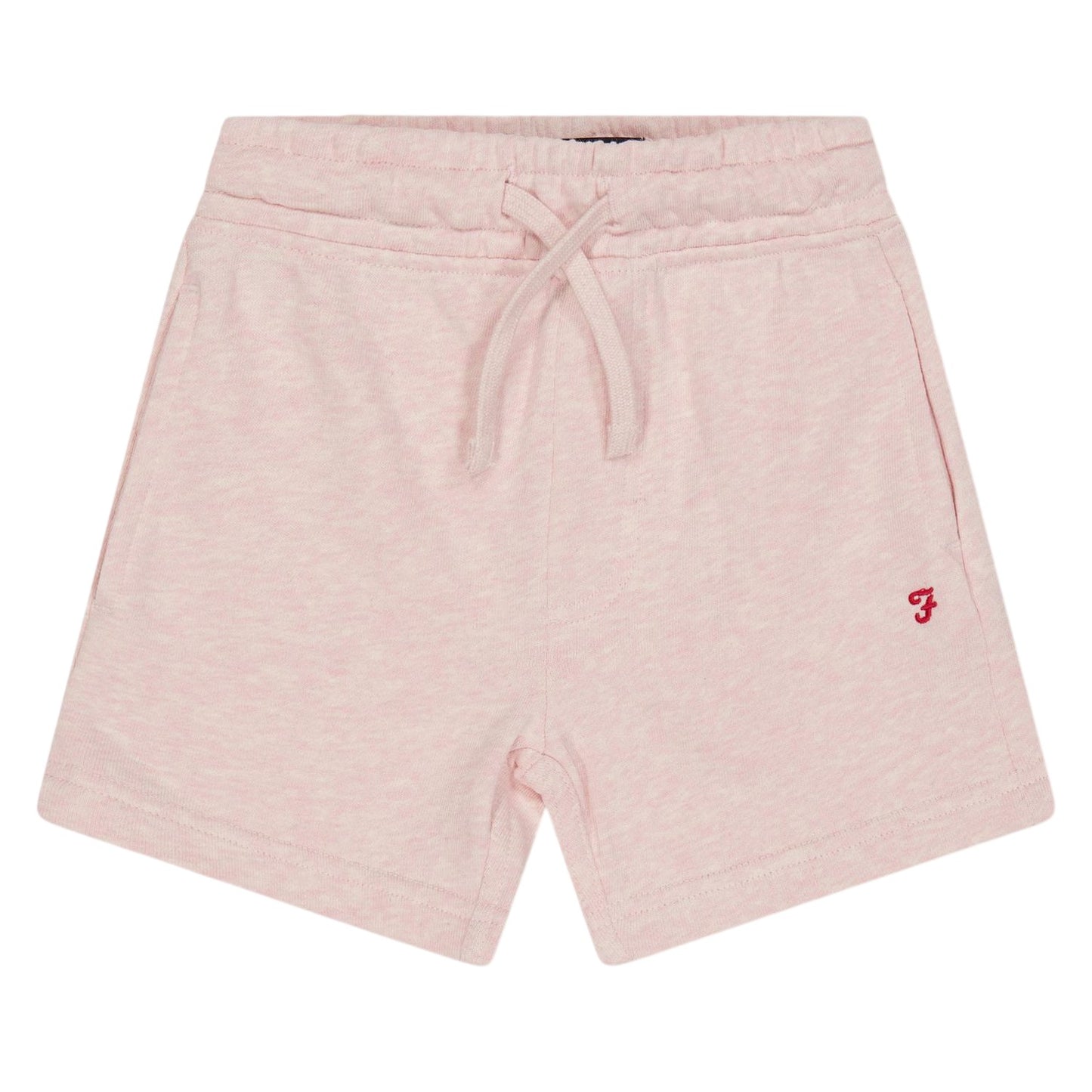 Pink - Front - Farah Childrens-Kids Marl Sweat Shorts