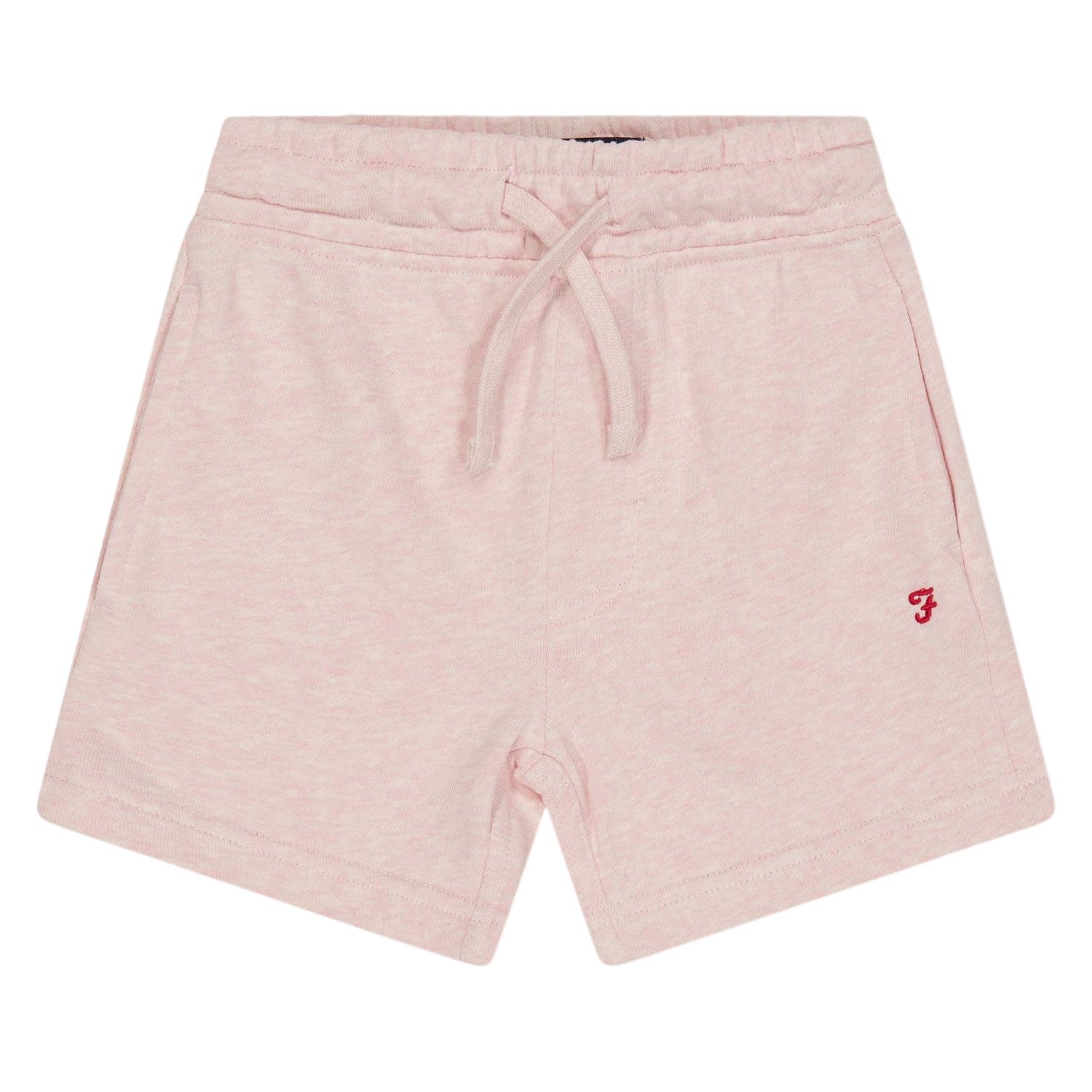 Pink - Front - Farah Childrens-Kids Marl Sweat Shorts