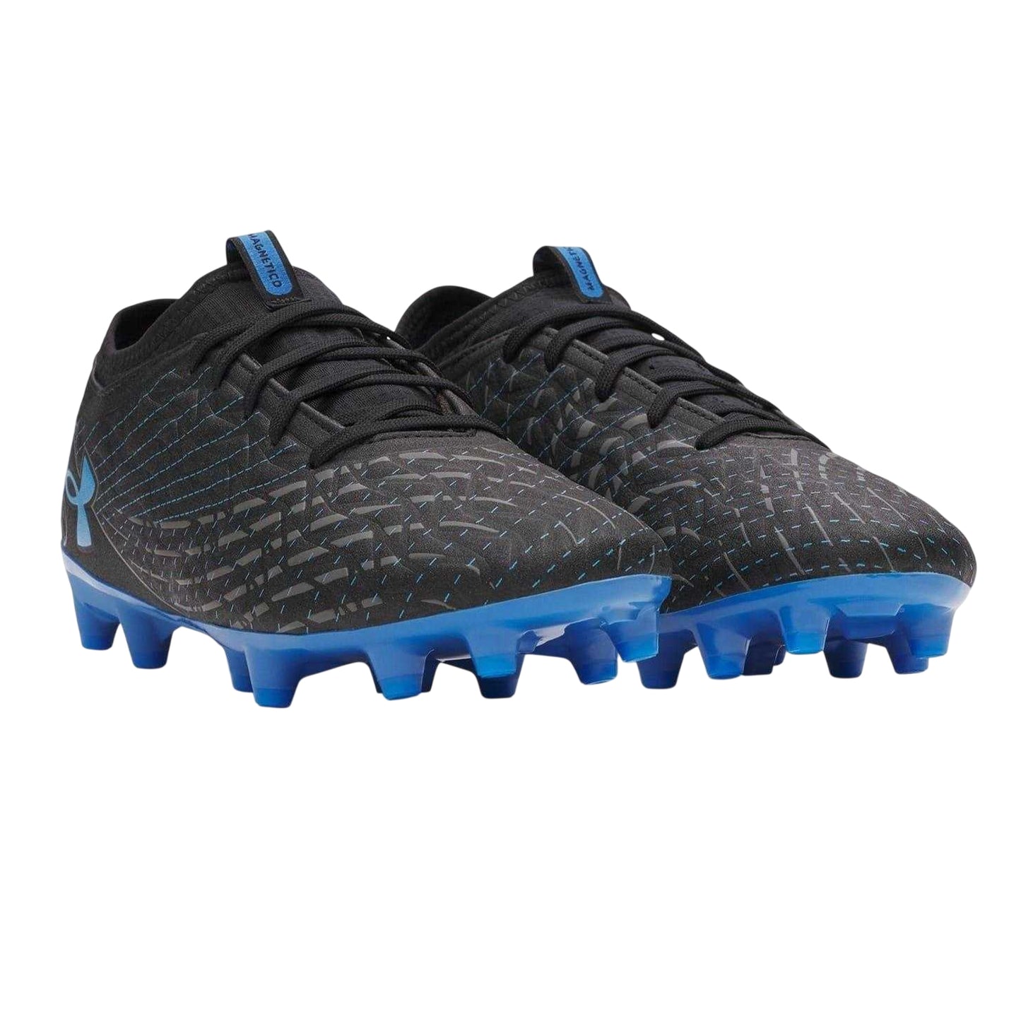 Black-Blue - Pack Shot - Under Armour Mens Magnetico Select 5 Firm Ground Football Boots