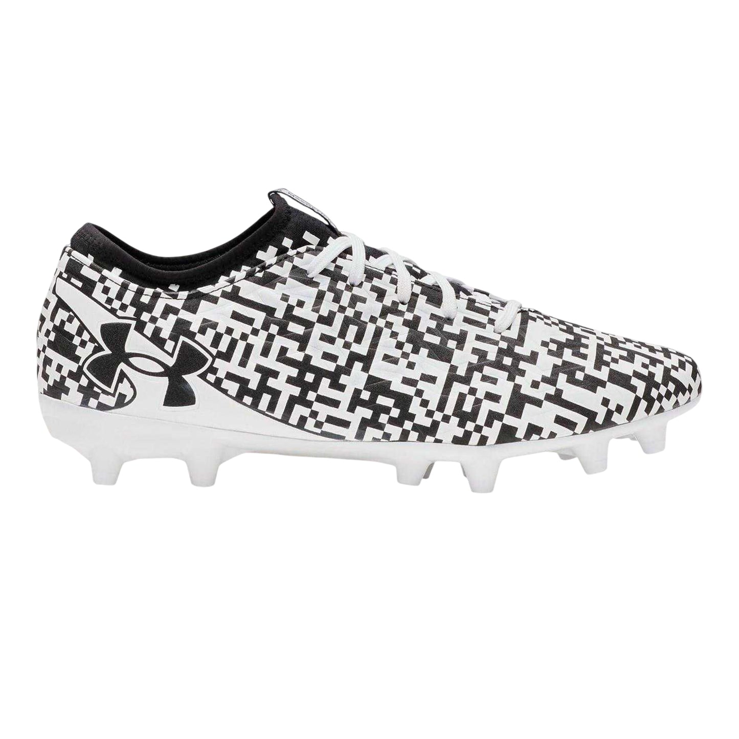 Black-White - Front - Under Armour Mens Magnetico Select 5 Firm Ground Football Boots