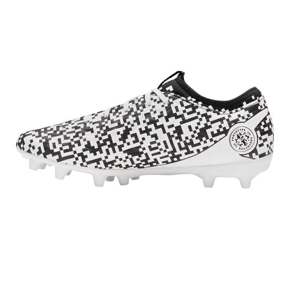 Black-White - Back - Under Armour Mens Magnetico Select 5 Firm Ground Football Boots