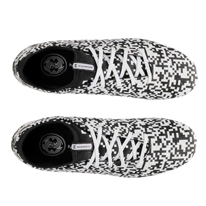 Black-White - Side - Under Armour Mens Magnetico Select 5 Firm Ground Football Boots