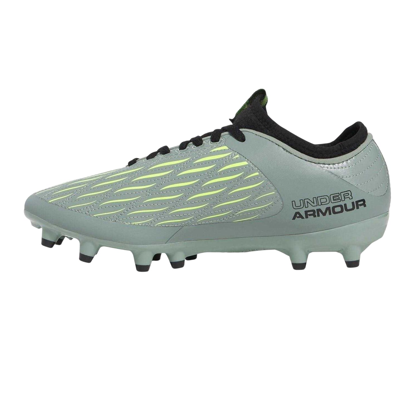 Green - Back - Under Armour Childrens-Kids Magnetico Elite 4 Firm Ground Football Boots