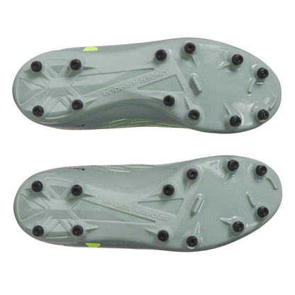 Green - Lifestyle - Under Armour Childrens-Kids Magnetico Elite 4 Firm Ground Football Boots