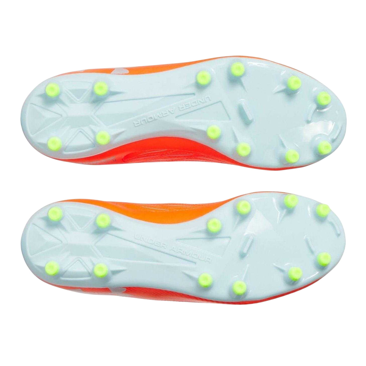 Orange - Back - Under Armour Childrens-Kids Magnetico Elite 4 Firm Ground Football Boots