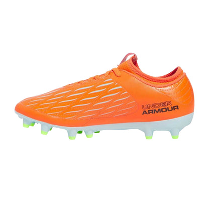 Orange - Side - Under Armour Childrens-Kids Magnetico Elite 4 Firm Ground Football Boots