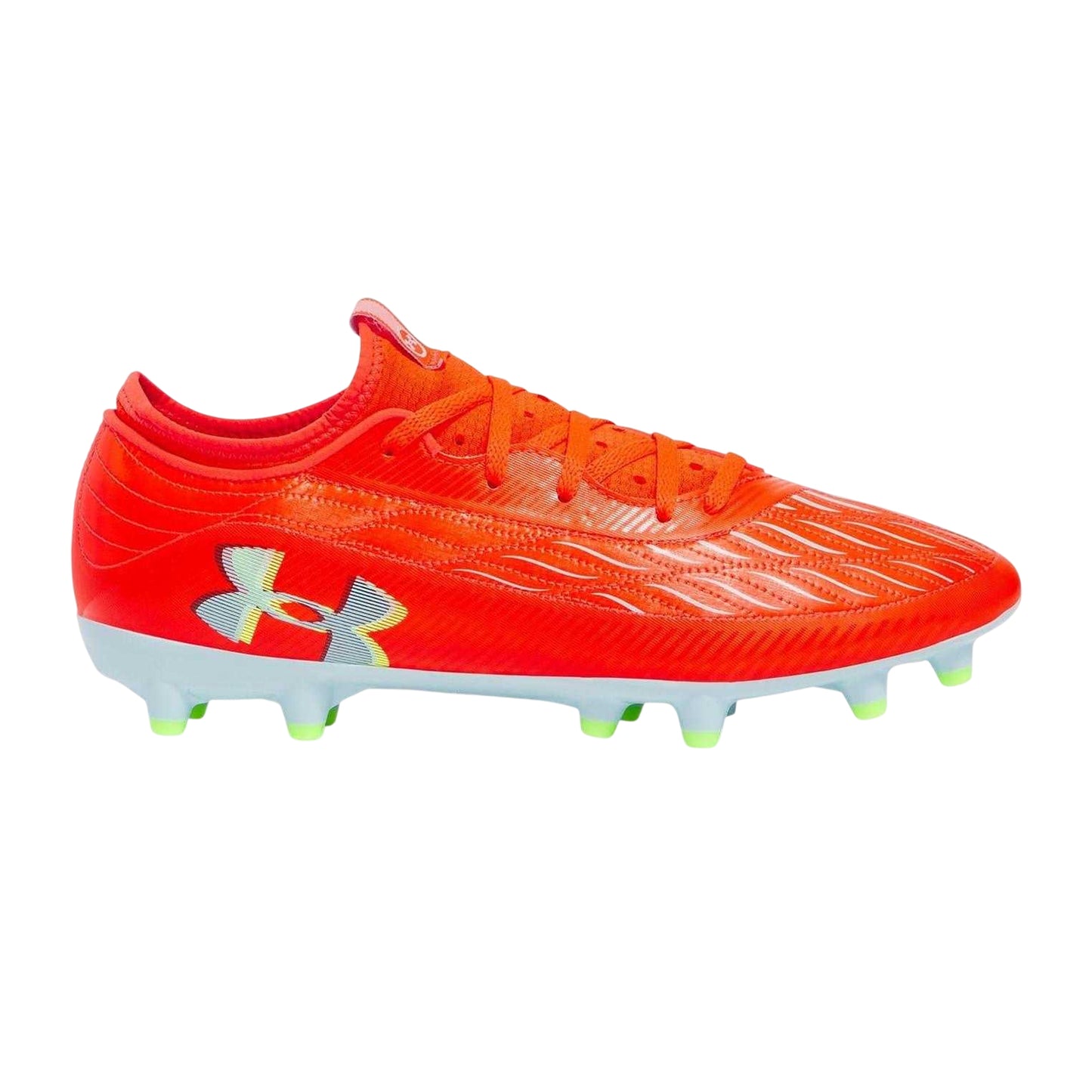Red - Front - Under Armour Mens Magnetico Elite 4 Firm Ground Football Boots