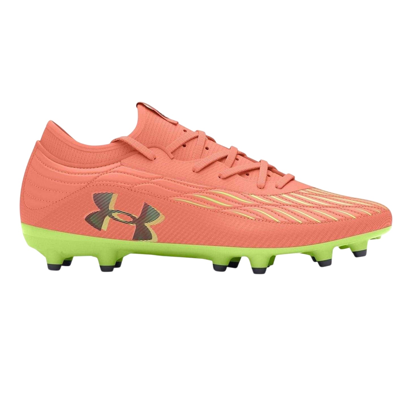 Orange - Front - Under Armour Mens Magnetico Elite 4 Firm Ground Football Boots