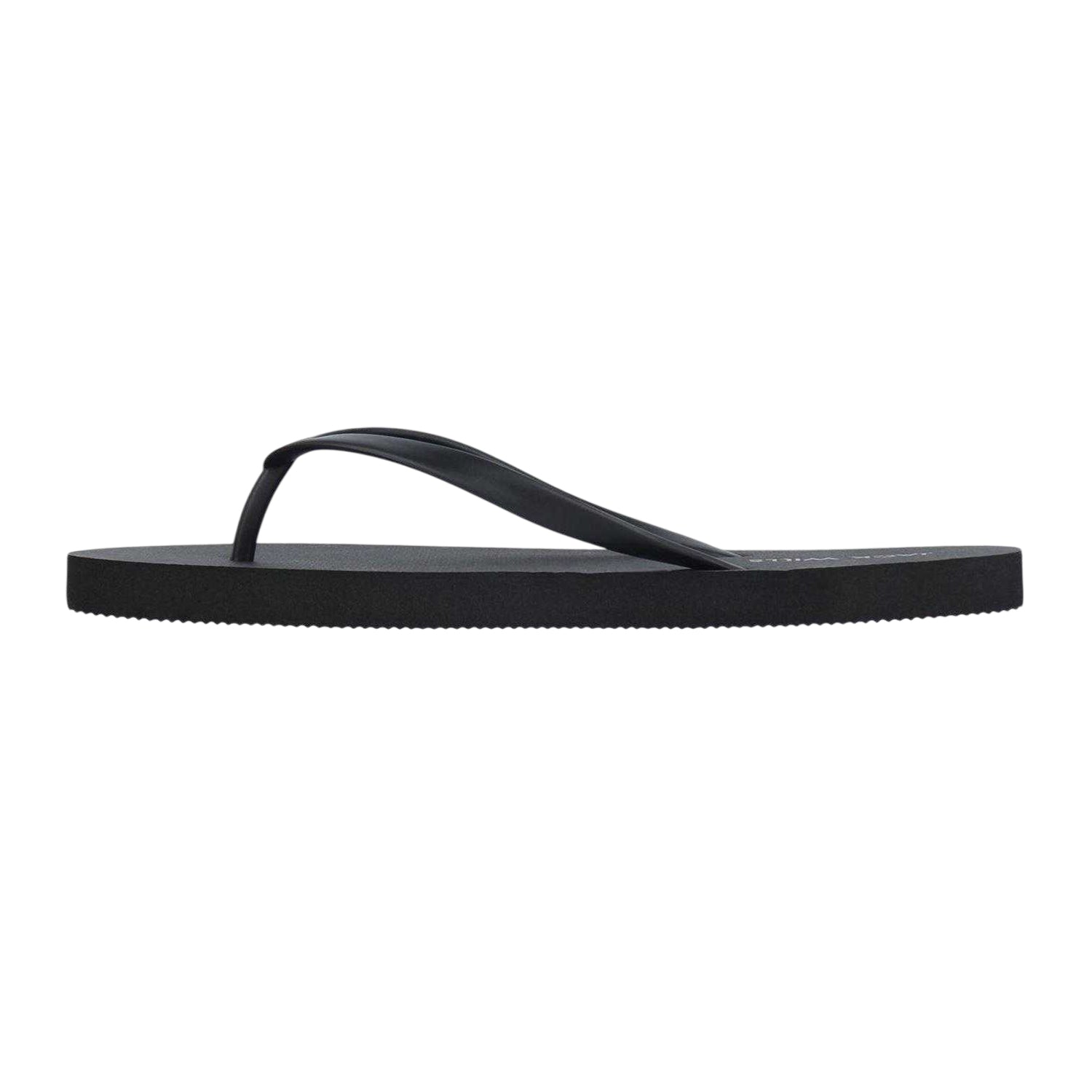 Black - Back - Jack Wills Womens-Ladies Rubber Flat Flip Flops