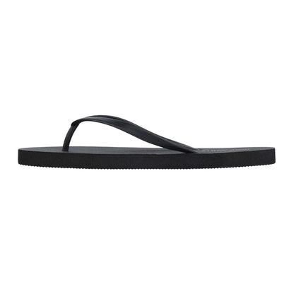 Black - Back - Jack Wills Womens-Ladies Rubber Flat Flip Flops