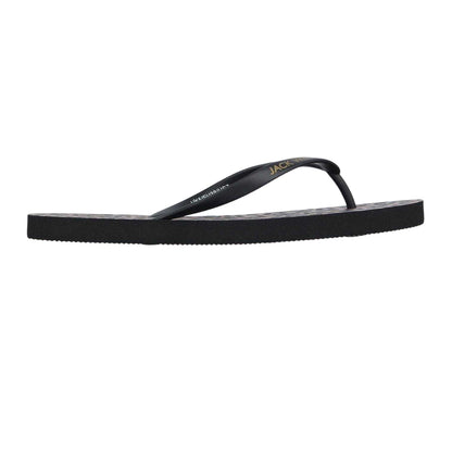 Leopard - Front - Jack Wills Womens-Ladies Rubber Flat Flip Flops