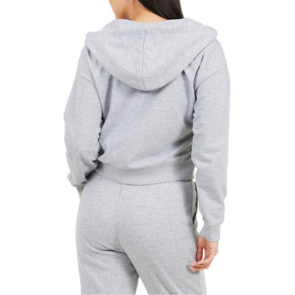 Grey Marl - Back - Brave Soul Womens-Ladies Full Zip Hoodie