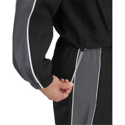 Black - Side - Under Armour Womens-Ladies Rival Colour Block Track Jacket