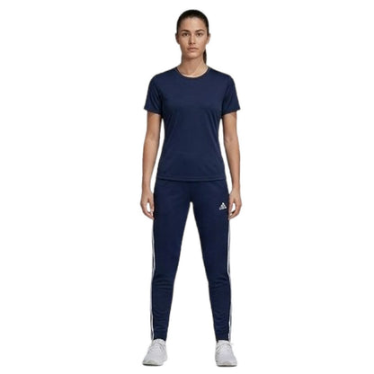 Navy Blue - Lifestyle - Adidas Womens-Ladies Con22 3 Stripes Slim Tracksuit Bottoms