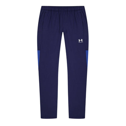 Midnight Navy - Front - Under Armour Childrens-Kids Training Tracksuit Bottoms